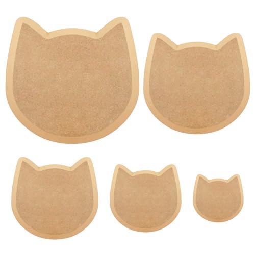 GeryVtee Ceramics Plate Forming Molds 5 Pcs Pottery Molds for Clay Pottery Molds for Handbuliding Plates Slump Molds for Pottery 5 Size Wooden Pottery Molds Pottery Tools and Supplies (cat)