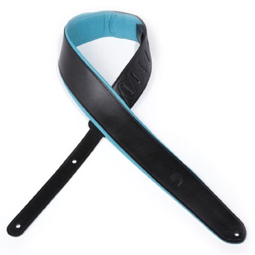 Planet Waves by D'Addario �v���l�b�g�E�F�[�u�X �M�^�[�X�g���b�v "Confort Leather" 25PLC01-DX 2.5" Blue �y�������K�i�z