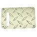 Dopro Diamond Plate Modern ST Strat Back Plate Aluminum Tremolo Trem Back Cover Fits American/Mexican FD Straocaster Gold