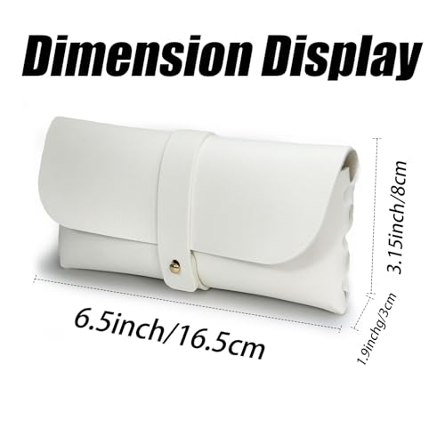Image of Glasses storage bag Travel sunglasses myopia glasses storage bag Fashion leather storage bag