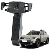 craVeDRIVE Supporto per cellulare da auto per Dacia Duster III, Bigster e Striker, adatto per il sistema originale YouClip, supporto per smartphone con morsetto regolabile, girevole a 360°, fissaggio