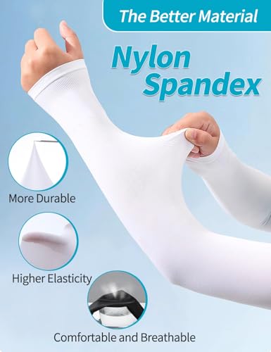 4 Pairs Arm Sleeves for Kids,UV Sun Protection Cooling Arm Sleeves for Youth Boys Girls Toddler,Sports,Running4