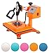 Produktbild RICOO Power Zwerg-GS Transferpresse Orange Schwenkbar Thermopresse Transferdruck T-Shirt Presse Sublimationspresse
