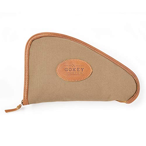 Gokey Bridger Canvas Pistol Case Handmade In The Usa - Large #TOP28
