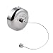 KES BCL210 SUS304 Stainless Steel Retractable Clothesline Clothes Dryer with Adjustable Braided Stainless Steel String Hotel Style, Polished Finish