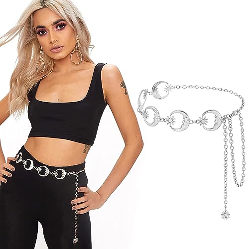 Image of PALAY 2pcs Pearl Waist Chain for Women Stylish Saree Gold Plated Belly Chain 2-Layered Ladies Body Hip Chain for the Waist Bikini Jewelry - 26-42in