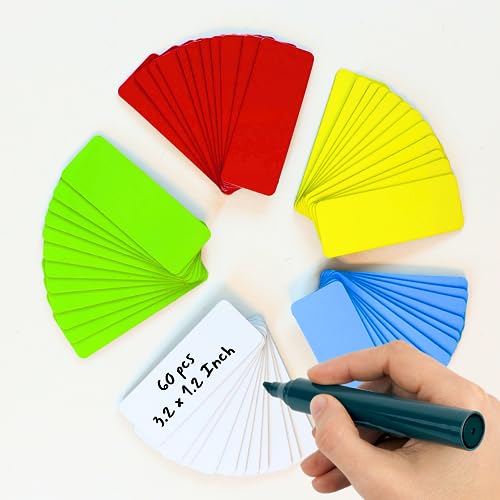 Full Colored Dry Erase Magnetic Labels (3.2x1.2 x 60 pcs)
