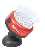 ULLMAN 50 Lumens, LED Red/Black Magnetic Light
