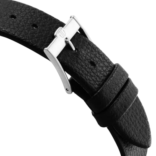 Image of EDGE Meister with Quartz Analog 2 Hands Display Blue Dial Genuine Crumpy Soft Leather Strap Strap Watch for Men - 10065SL02