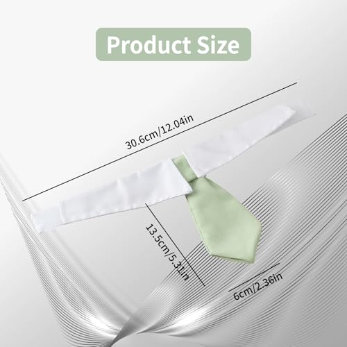 Fliege Für Hunde Mit Weißem Kragen, Verstellbares Hundehalsband Mit Krawatte Für Haustiere, White Collar M 22–38cm, Kostüm Für Hochzeit, Geburtstag, Halloween, Fliege Für Hunde