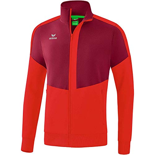 Erima Herren Squad Worker Jacke (1032028), bordeaux/rot, L