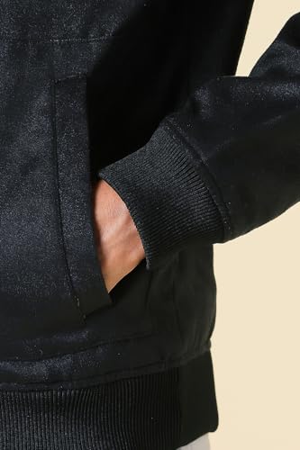 Image of Allen Solly Men's Polyester Modern Stand Up Collar Casual Jacket, Standard Length