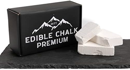 HITT Belgorod Edible Chalk, Crunchy White Chalk Chunks for Eating,7 oz/200g