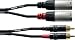 Produktbild CORDIAL Kabel audio doppelt XLR male/Rca 3 m Kabel AUDIO Essentials RCA