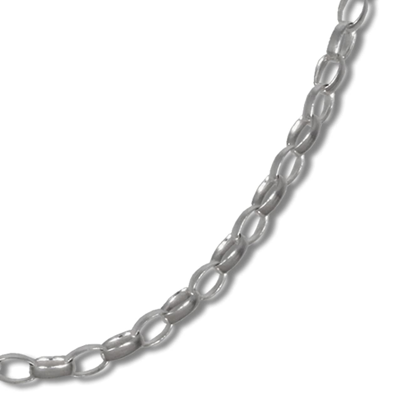 SilberDream oval Halskette silber Schmuck 70cm Erbskette 925 Silber SDK20970 Silber Halskette
