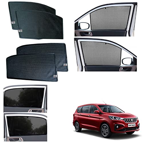 Image of WolkomHome car Fix Curtain Window Shades Half Curtains Sunshade for Ertiga 2022