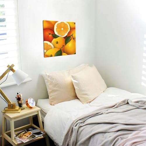 Impression sur toile oranges de qualite superieure decoration salon