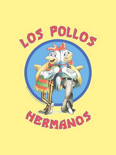 Mad Engine Breaking Bad Los Pollos Hermanos Mens Adult T-Shirt2