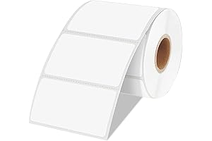 2x3 White Removable Thermal Labels