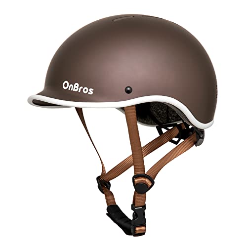 OnBros Fahrradhelm für Herren und Damen - Retro Urban Commuter Helm für Frauen - Verstellbar 56-61CM OnBros Fahrradhelm für Herren und Damen - Retro Urban Commuter Helm für Frauen - Verstellbar 56-61CM