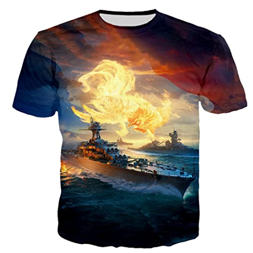 T-shirt Harajuku imprimé 3D pour vos sorties hip-hop oversize