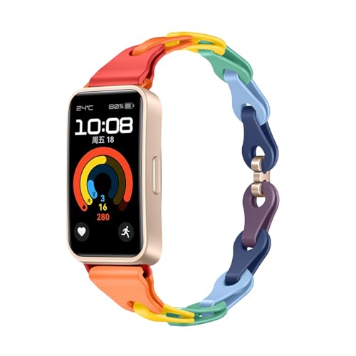 [Etsbaocy] �o���h For Huawei Band 10/10 Aluminum Edition/Band 9/8 �Ή� �����o���h �ւ��x���g �������҂݃f�U�C�� ���߉\ �����p�X�g���b�v - ���C���{�[