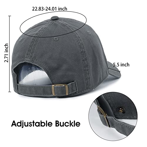 Image of Crazy Era Unisex Cotton Baseball Cap Plain Blank Dad Hat Adjustable Vintage Solid Hat
