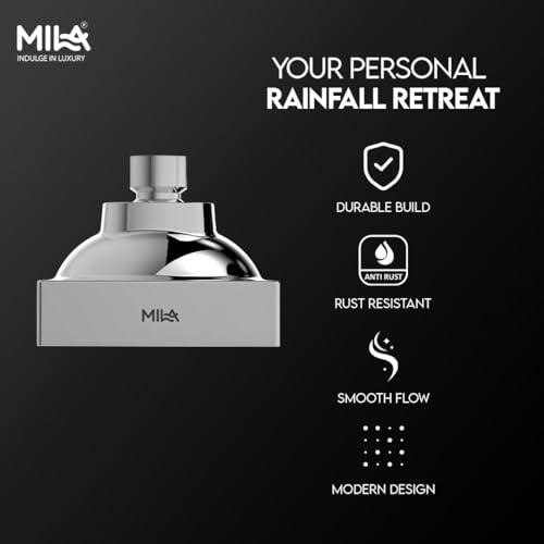 Image of SwitchFlow 3.0 Multi Function Shower Head | High Pressure 3 Spray Modes- Rain, Mist, Massage (Unique Dancing /Rolling Function) | ABS Chrome Finish | 10x10 cm Bathroom Shower