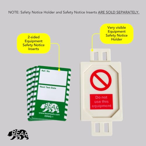 Kit d'avis de sécurité pour installations pour éviter l'utilisation de machines défectueuses - 6