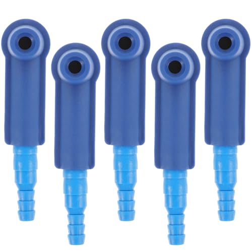 DOITOOL Exchange Tool Connector Brake Bleeder Adapter Kit, 5 Pack Universal Auto Car Oil Bleeder Pump Exchange Adapter Fluid Changer Automotive Fluid Bleeding Connector