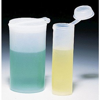 Miniature vials with hinged caps, 16.9 mL, 1000/PK