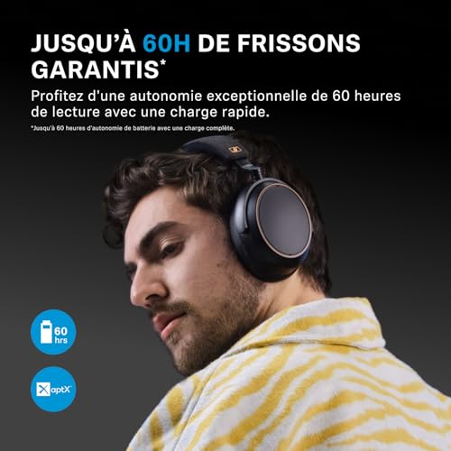 Sennheiser MOMENTUM 4 Wireless Special Edition, Bluetooth pour des appels d'une clarté cristalline avec suppression adaptative du bruit, autonomie de 60 h, Noir/ Cuivre