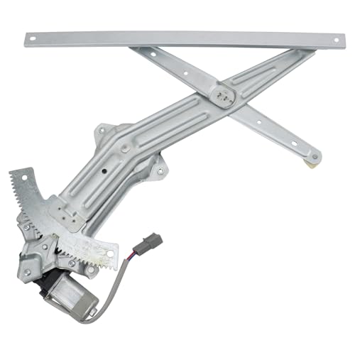 Image of TRQ Front Driver Side Power Window Motor and Regulator Assembly Power Compatible with 1994-2004 Ford Mustang