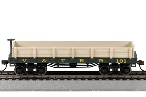 Chariot de fret H0 Wood Gondola, wagon miniature Virginie & Truckee époque Old-Time