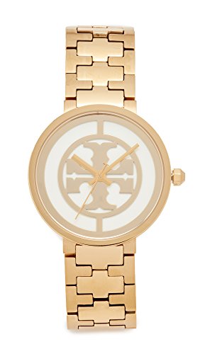 Tory Burch Women's The Reva Watch, Gold/Ivory, One Size