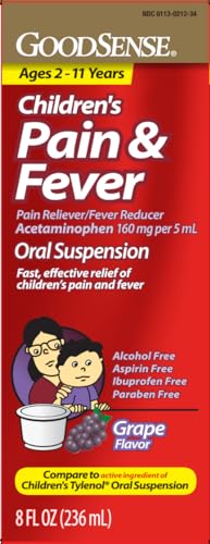 Image of GoodSense Children's Acetaminophen Oral Suspension, 160 mg /5 mL, 8 Fl Oz