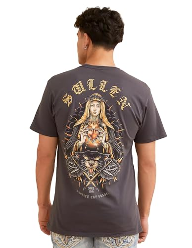 Sullen Men's Eternity Tattoo Lifestyle Graphic Premium Short Sleeve Grey Tee