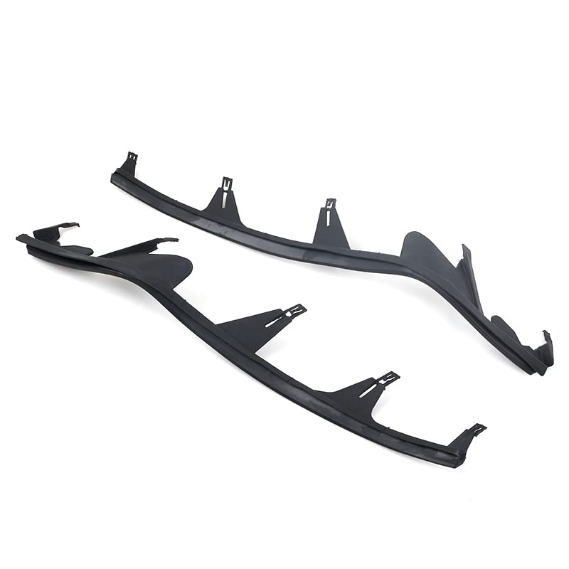 JESYMBX For BMW E46 325i 2002-2005 Front Headlamp Cover Strip Sealing Strip Gasket Black 63126921859 63126921860 Left&Right