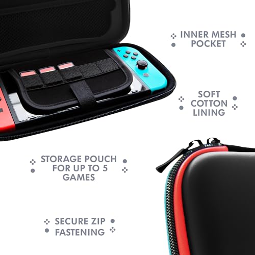 Kit voyage Nintendo Switch STEALTH éviter rayures écran housse rigide