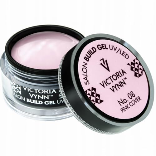 Build Gel UV/LED Pink Cover 08 de 50ML para extensiones de uñas 7