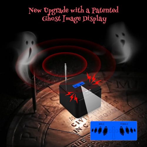 HGD-02 [New Generation] Equipo para caza de fantasmas Briidea, equipo paranormal con displays de imagen fantasma, sensibilidad ajustable y detección de temperatura para investigadores profesionales miniatura 2