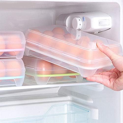 Egg Container 15 Cell Egg Portable Refrigerator Fresh Box Storage Container Case Bin Wild Storage Box Egg Crisper Kitchen (Color : D) (C)