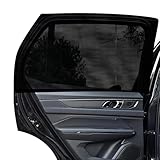 2 Stück Sonnenschutz Auto Baby, Auto Sonnenschutz mit UV Schutz, S-onnenschutz A-uto, Auto-S-onnenschutz für Kinder, Hochelastische & Atmungsaktive A-utofenster, Passt für Universal A-utos, SUVs