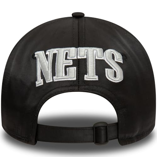 Casquette Brooklyn Nets NBA Noir New Era 9TWENTY ajustable taille unique - 2