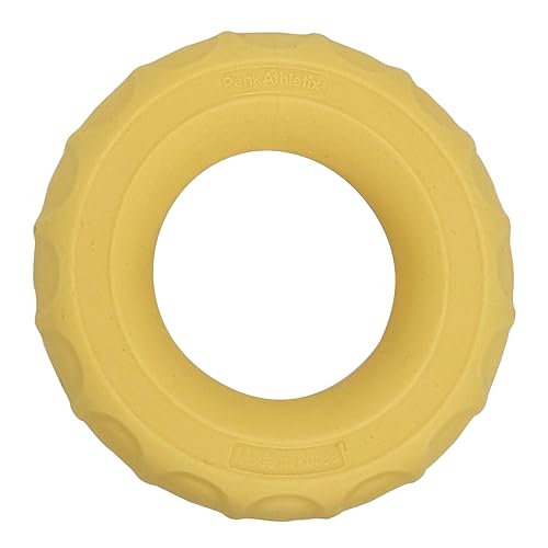 Peak Athletix Hand Strengthener Grip Ring Exercisers Squeezer Gripper for Muscle Strengthening Training Tool (Egg Yellow)