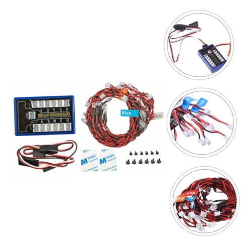 Kit de luces LED para coche RC con controlador integrado para Crawlers y Tanques 6