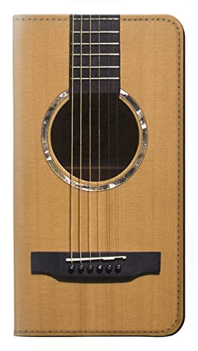 Flip Housse Samsung Galaxy A37 Étui Cuir Motif Acoustic Guitar