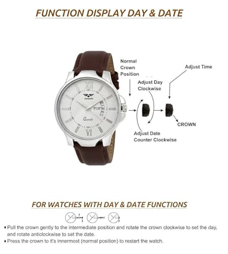 Image of ASGARD Men's Quartz Watch, with Day and Date