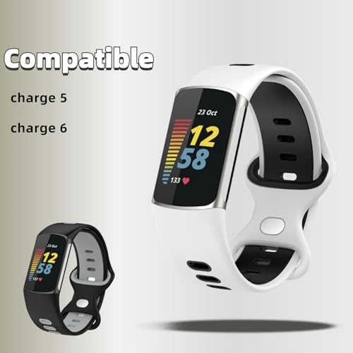 4 Pack de correas de silicona para Fitbit Charge 5/6 miniatura 2