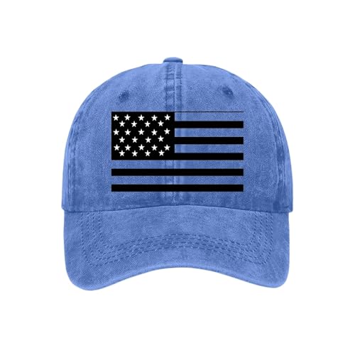 Cocila Casquette De Baseball pour Homme Et Femme Style RayéE Drapeau Bhoutanais AméRicain Snapback Homme Su (Light Blue One Size) Casquette Camouflage Kaki Bleu Marine Rose Femme Chapeau Violet